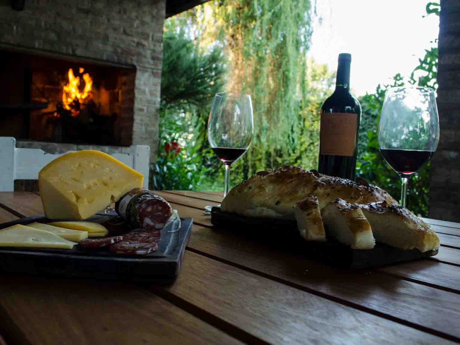 Parrilla y picada de fiambres y queso